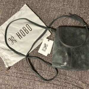 HOBO Fern Crossbody/Shoulder Bag in Grey